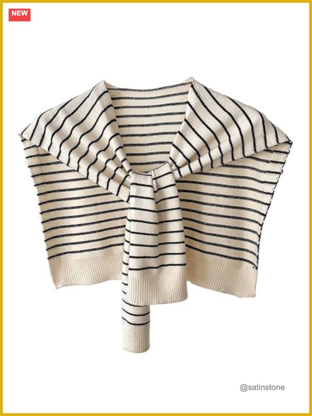 Knitted Shawl Wrap Cape Pashmina Scarf Stretchy Fall Winter